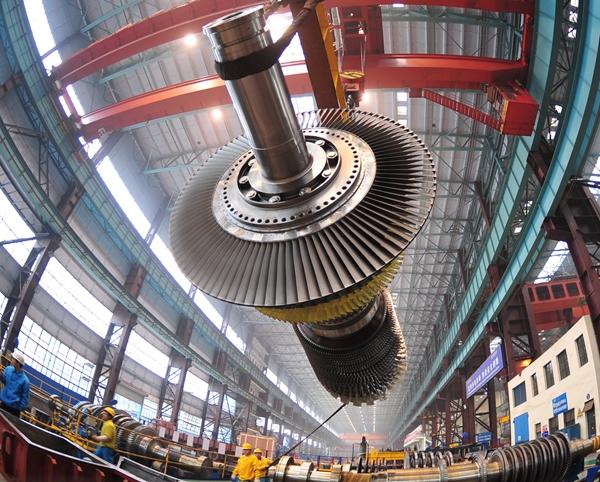 燃機(jī)發(fā)展新業(yè)績國內(nèi)首臺(tái)m701j燃?xì)廨啓C(jī)在東方汽輪機(jī)完成制造